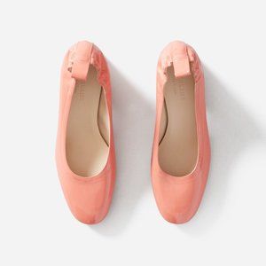 Everlane Day Heel Patent Leather in Coral Sz 7.5